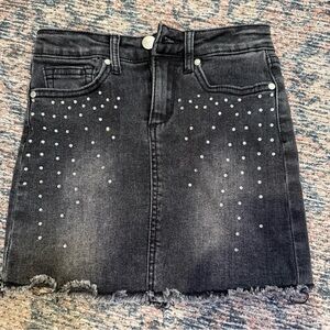 Joe's Jeans Studded Black Mini Skirt